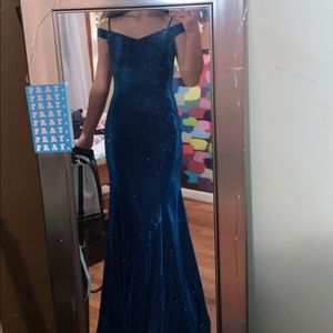 Sparkly Blue prom dress